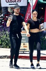 HAYLEY ERBERT and Derek Hough Out for Lunch in Studio City 06/18/2023