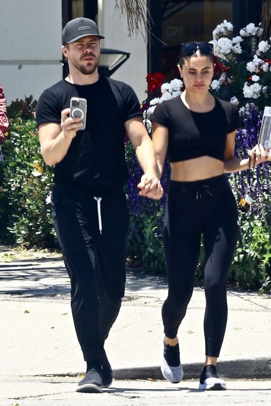 HAYLEY ERBERT and Derek Hough Out for Lunch in Studio City 06/18/2023