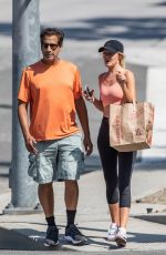HAYLEY ROBERTS Out with a Friend at Calabasas Commons Mall 06/22/2023