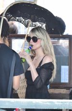 HEIDI KLUM and Tom Kaulitz at a Gondola Ride in Venice 06/20/2023