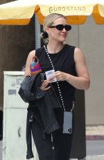 HILARY DUFF Arrives at Workout Session at a Gym in Studio City 06/02/2023