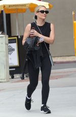HILARY DUFF Arrives at Workout Session at a Gym in Studio City 06/02/2023