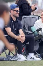 HILARY DUFF, Matthew Koma and Mike Comrie at Her Son Luca