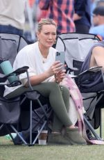 HILARY DUFF, Matthew Koma and Mike Comrie at Her Son Luca