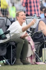 HILARY DUFF, Matthew Koma and Mike Comrie at Her Son Luca