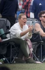 HILARY DUFF, Matthew Koma and Mike Comrie at Her Son Luca