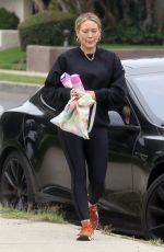 HILARY DUFF Meets up with Her Ex-husband Mike Comrie at Park in Los Angeles 06/09/2023