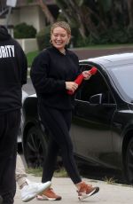 HILARY DUFF Meets up with Her Ex-husband Mike Comrie at Park in Los Angeles 06/09/2023