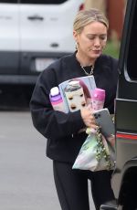 HILARY DUFF Meets up with Her Ex-husband Mike Comrie at Park in Los Angeles 06/09/2023
