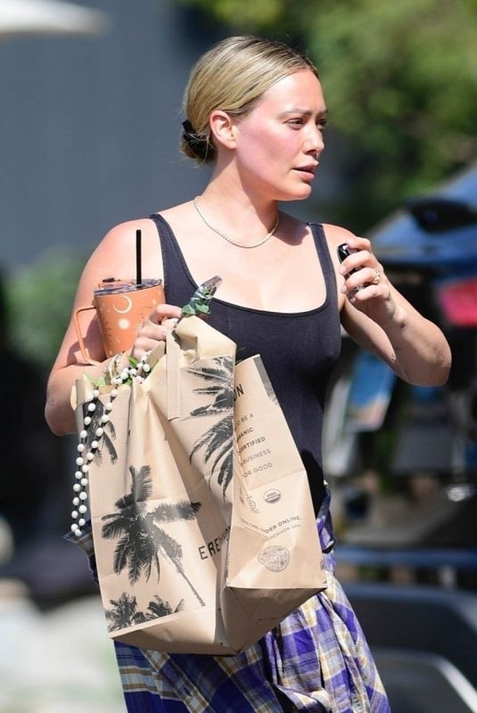 HILARY DUFF Out and About in Los Angeles 06/03/2023