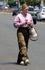 HILARY DUFF Out at a Local Park in Los Angeles 06/16/2023