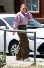 HILARY DUFF Out at a Local Park in Los Angeles 06/16/2023