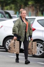 HILARY DUFF Shopping for Groceries at Erewhon Market in Los Angeles 06/10/2023