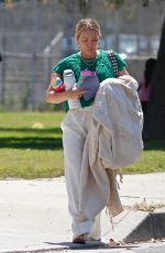 HILRY DUFF Taking Her Daughter to Soccer Practice in Sherman Oaks 06/23/2023