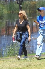 ILIZA SHESINGER Out with Her Mom at WGA Strike Rally in Los Angeles 06/21/2023