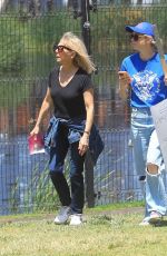 ILIZA SHESINGER Out with Her Mom at WGA Strike Rally in Los Angeles 06/21/2023