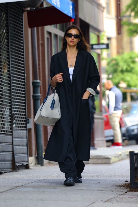 IRINA SHAYK Out and About in New York 06/09/2023