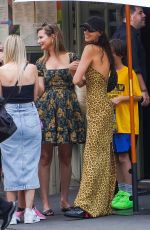 IRINA SHAYK Out for Lunch with Friends in New York 06/17/2023