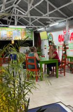 JASMINE HARTIN and LOUISA CHIARAMONTE at Tehetumal in Mexico 06/09/2023