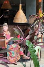 JASMINE HARTIN Out for Lunch at Don Tonito
