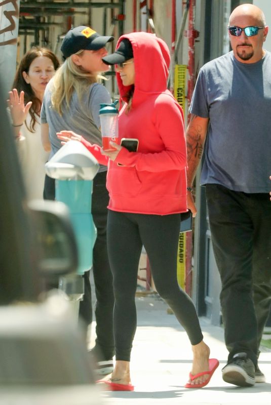 JENNIFER ANISTON Leaves a Gym in West Hollywood 06/28/2023