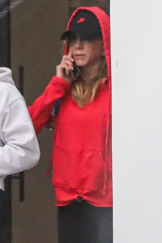 JENNIFER ANISTON Leaves Pilates Class in West Hollywood 06/14/2023