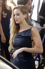 JENNIFER LAWRENCE Films a Dior Commercial in New York 06/29/2023 