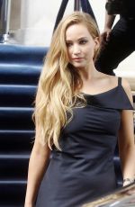 JENNIFER LAWRENCE Films a Dior Commercial in New York 06/29/2023 