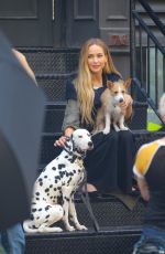 JENNIFER LAWRENCE on the Set of Dior Commercial in New York 06/28/2023