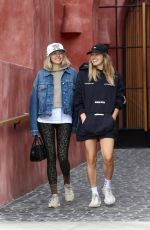 JESSICA HART Out for Lunch with a Friend at Great White in West Hollywood 06/13/2023