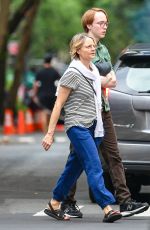 JODIE FOSTER Out with Her Son Kit in New York 06/18/2023