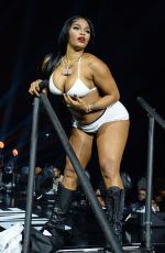 JOSELINE HERNANDEZ Performs at Floyd Mayweather vs John Gotti III fight at The FLA Live Arena in Sunrise 06/11/2023