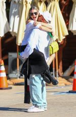 JOY CORRIGAN and Ted Dhanik Out for Lunch at Nobu in Malibu 06/24/2023