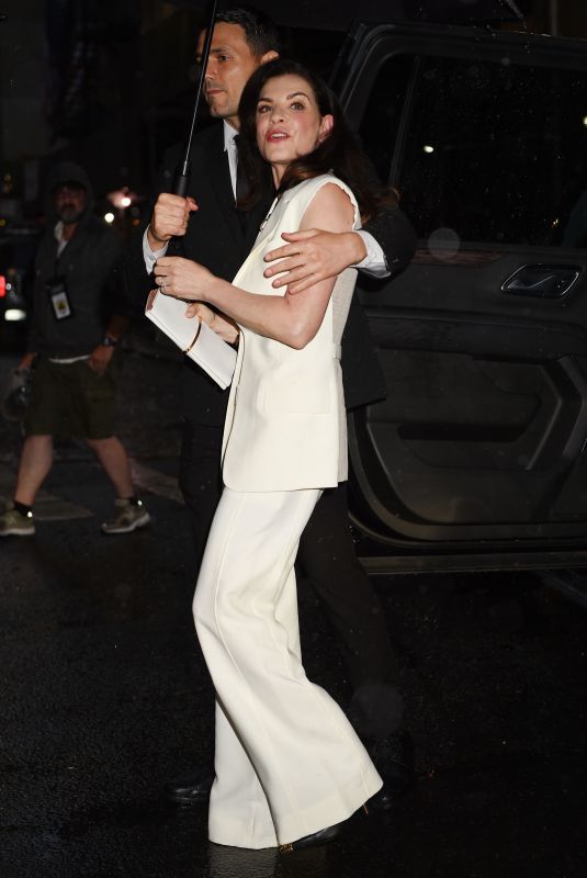 JULIANNA MARGUILES Arrives at 16th Annual Chanel Tribeca Film Festival Artists Dinner in New York 06/12/2023