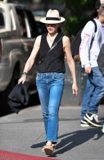 JULIANNA MARGUILES Heading to a Nail Spa in New York 06/18/2023