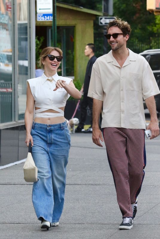 JULIANNE HOUGH and Tyler Lain Out in New York 06/18/2023