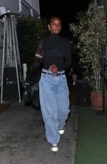 JUSTINA SKYE Arrives at Giorgio Baldi in Santa Monica 06/10/2023