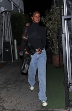 JUSTINE SKYE Leaves Giorgio Baldi in Santa Monica 06/10/2023