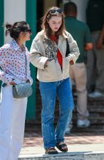 KAITLYN DEVER Out for Lunch with a Friend at San Vicente Bungalows in West Hollywood 06/27/2023