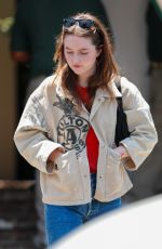 KAITLYN DEVER Out for Lunch with a Friend at San Vicente Bungalows in West Hollywood 06/27/2023
