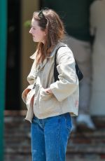 KAITLYN DEVER Out for Lunch with a Friend at San Vicente Bungalows in West Hollywood 06/27/2023