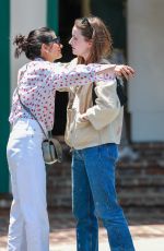 KAITLYN DEVER Out for Lunch with a Friend at San Vicente Bungalows in West Hollywood 06/27/2023
