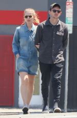 KATE MARA and Jamie Bell Out in Los Feliz 06/22/2023