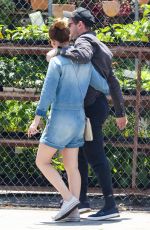 KATE MARA and Jamie Bell Out in Los Feliz 06/22/2023