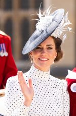 KATE MIDDLETON at Order of the Garter Service at Windsor Castle 06/19/2023
