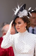 KATE MIDDLETON at Order of the Garter Service at Windsor Castle 06/19/2023