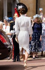 KATE MIDDLETON at Order of the Garter Service at Windsor Castle 06/19/2023