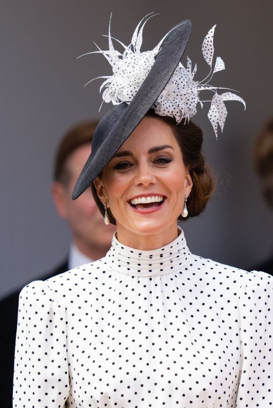 KATE MIDDLETON at Order of the Garter Service at Windsor Castle 06/19/2023