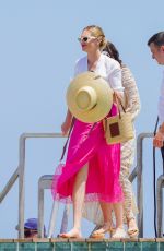 KATE UPTON Arrives at Club 55 in St-Tropez 06/24/2023