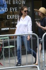 KATIE HOLMES and LAURA LINNEY Out in New York 06/29/2023